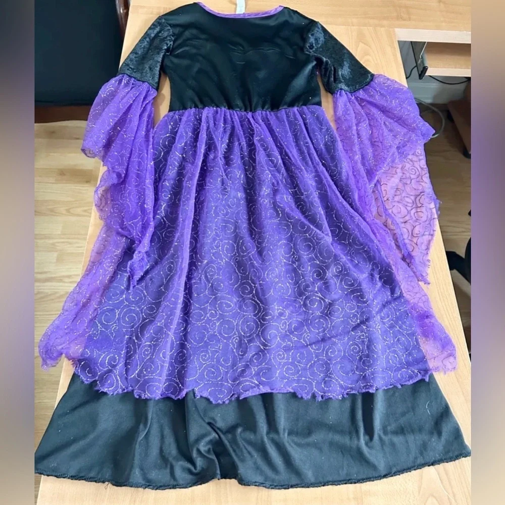 Costume pretty potion witch dress girls size small 4/6 Halloween
